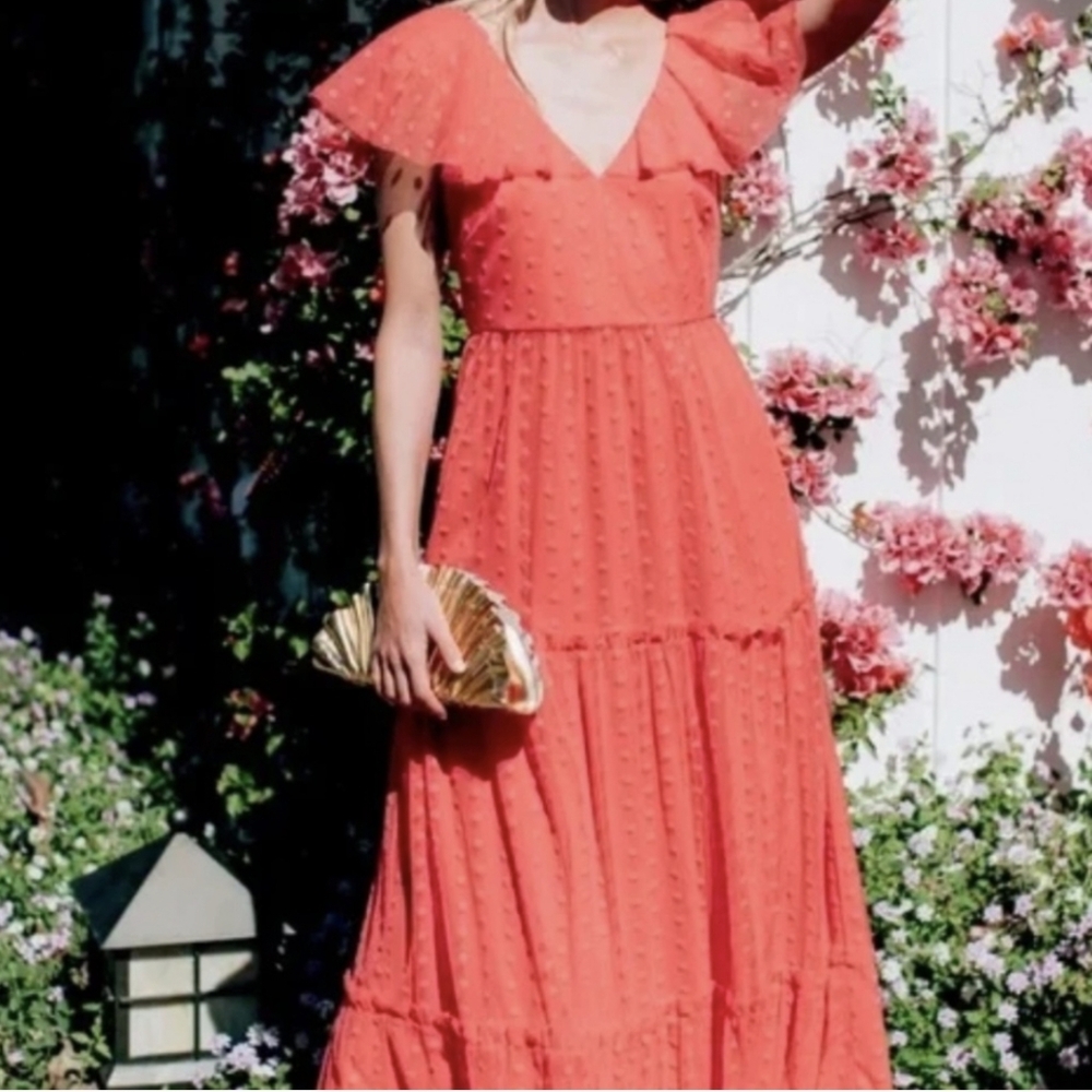 TUCKERNUCK poppy pink giselle tulle  maxi